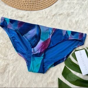 Athleta Clean Medium Printed Bottom in Watercolor Print